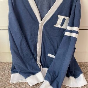 Varsity Style Vintage Duke University Cardigan